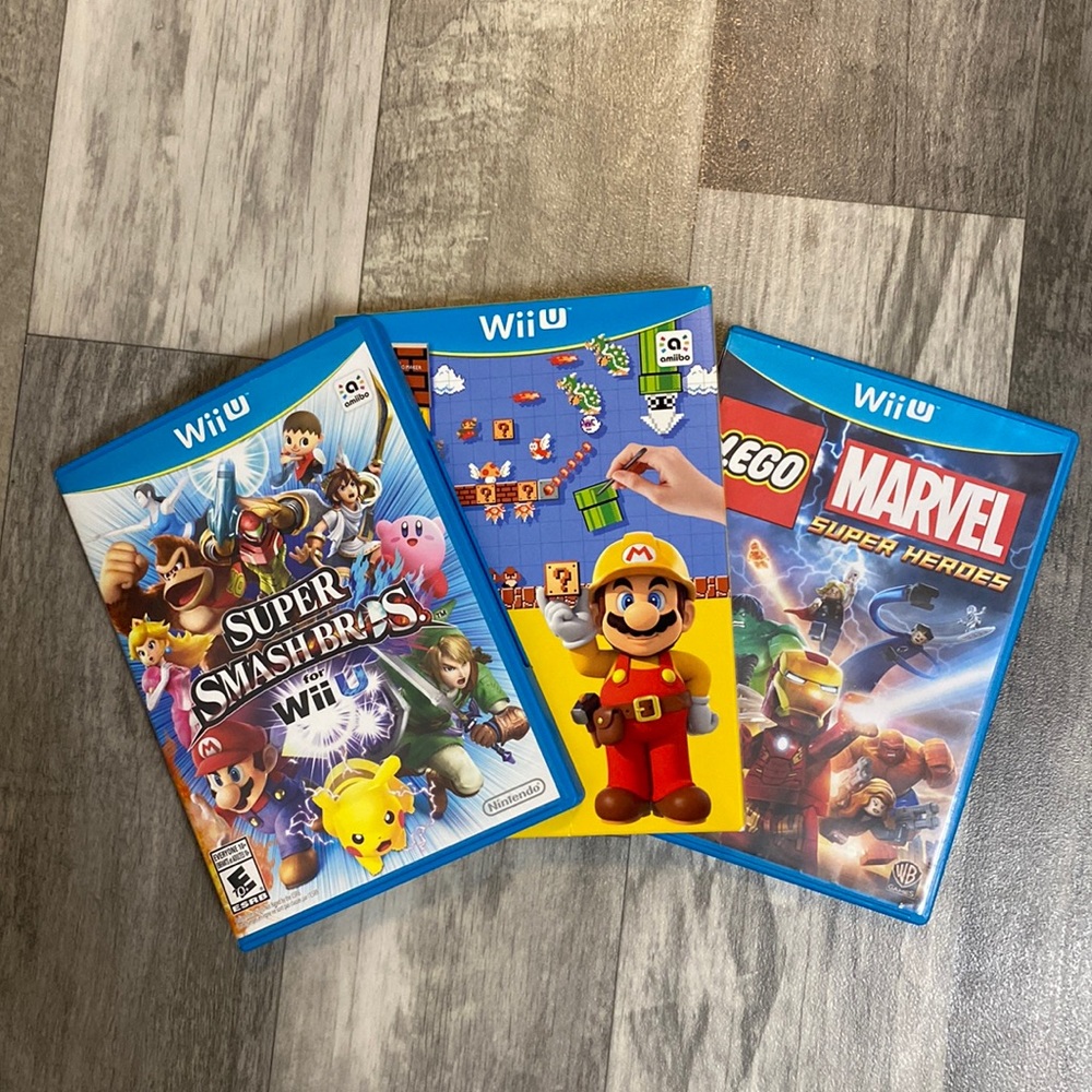 Nintendo WiiU video games